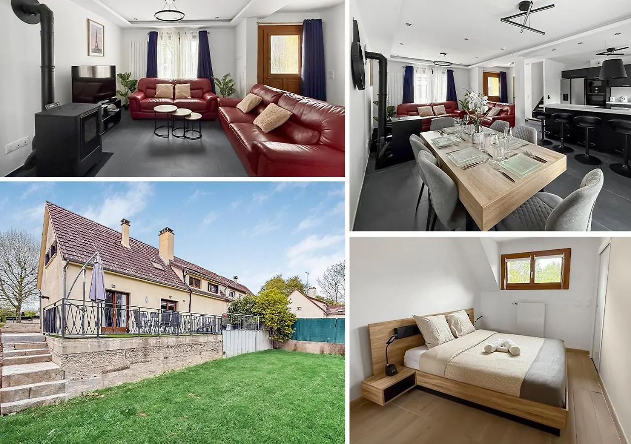 Maison Spacieuse Avec Jardin Et Parking Prive Moussy-le-Neuf 0*,