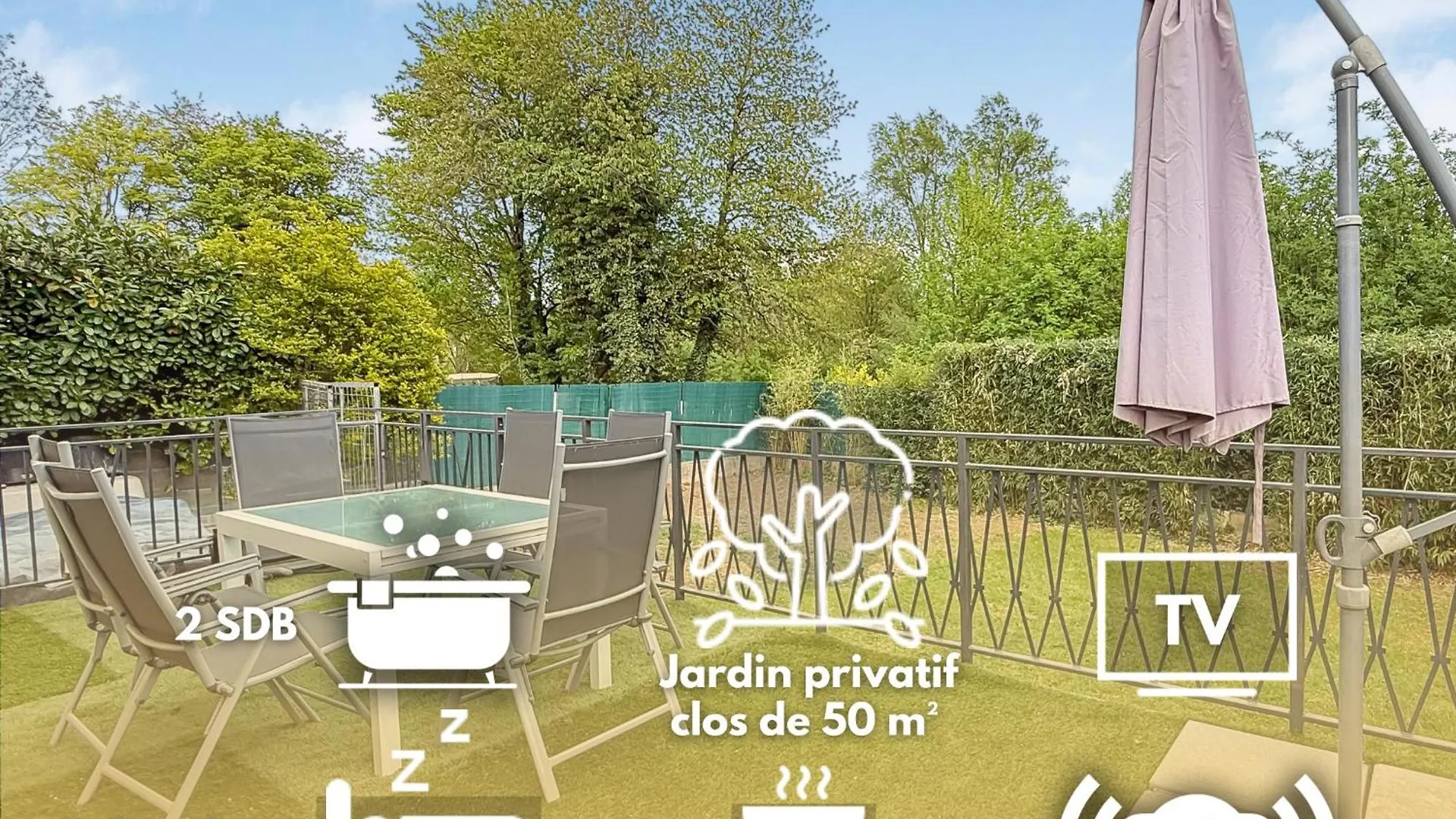 Maison Spacieuse Avec Jardin Et Parking Prive Moussy-le-Neuf France